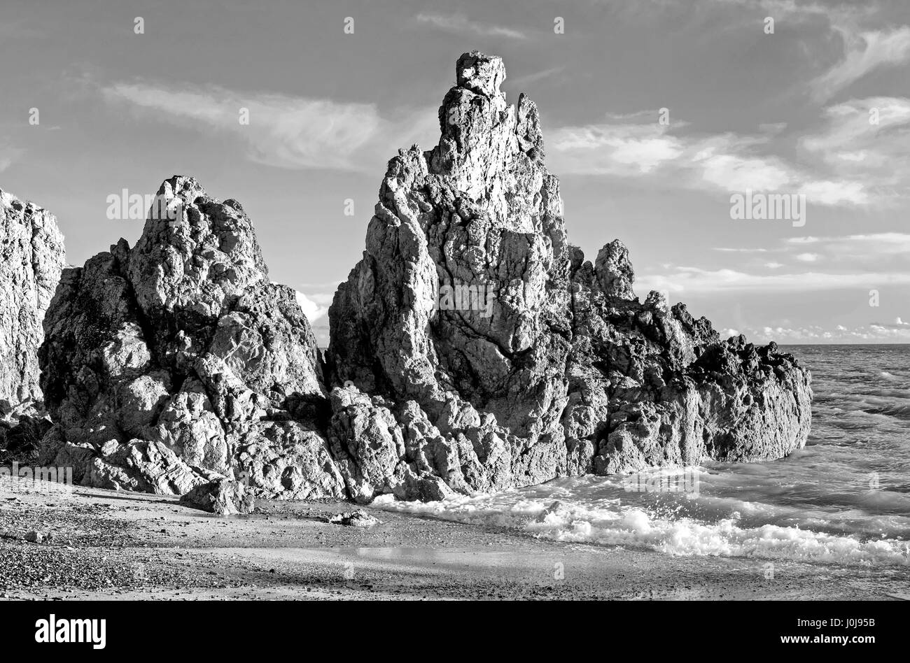 La penisola di Howth, coste, Dublino, Irlanda Foto Stock