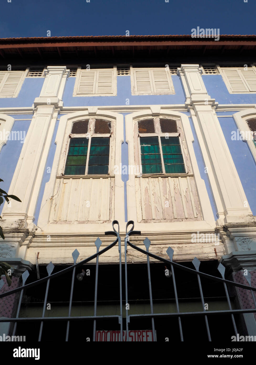 Hotel con architettura tradizionale Cinese a 100 Cintra Street in Penang, Malaysia Foto Stock