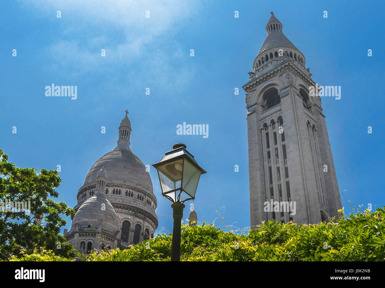 Vista sul Sacre Coeur Foto Stock