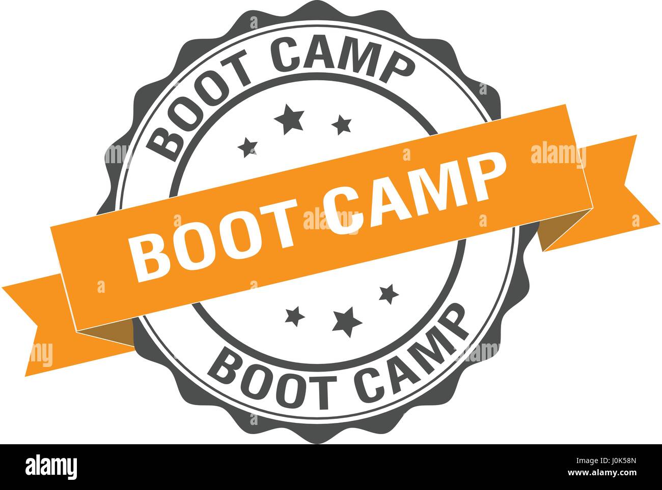 Boot camp illustrazione del timbro Illustrazione Vettoriale