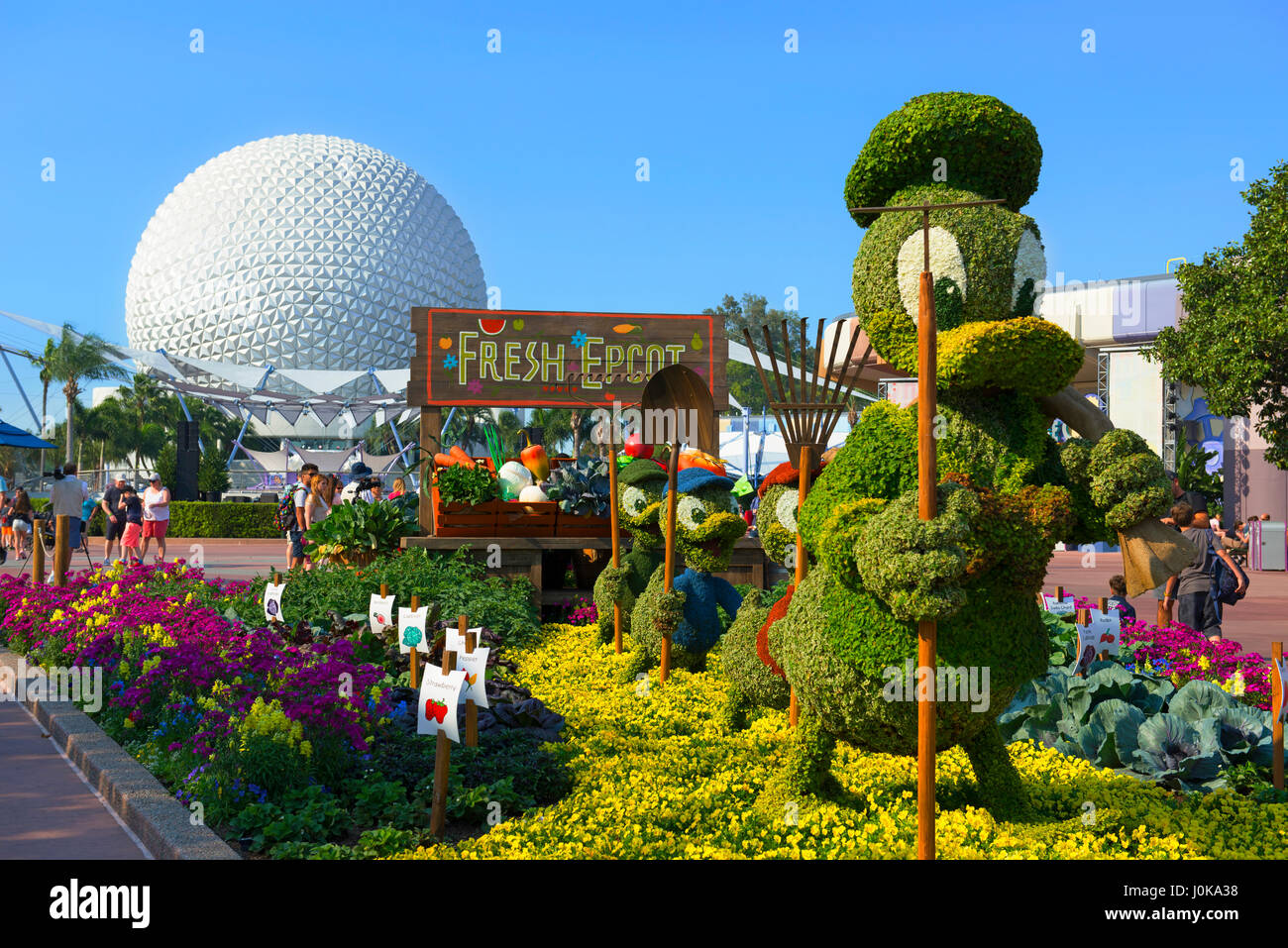 Epcot Flower e giardino Festival freschi, Epcot, Disney World, a Orlando Foto Stock