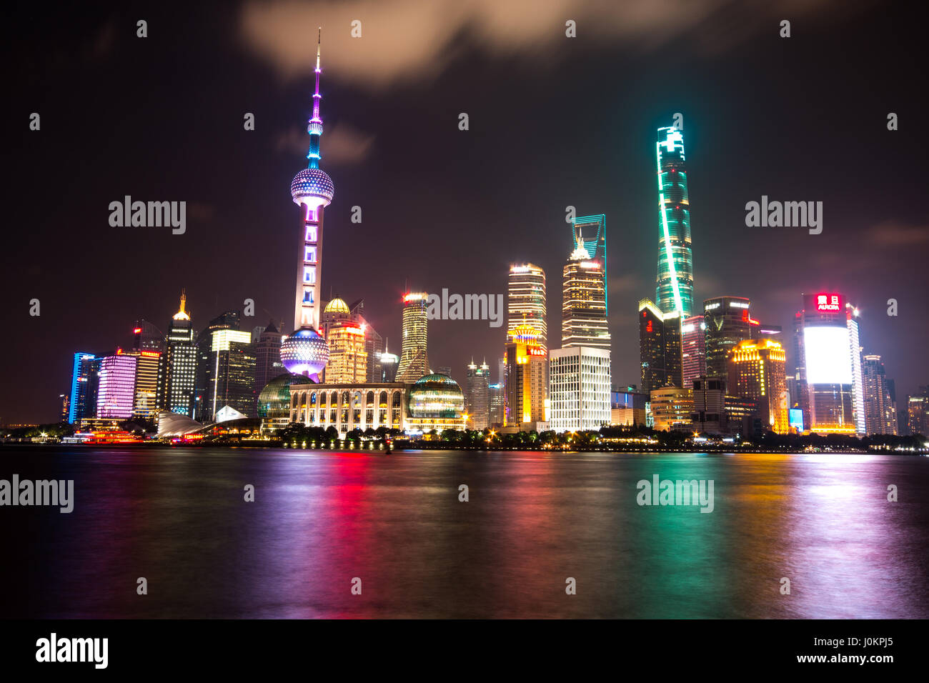 Lo skyline di Shanghai Foto Stock