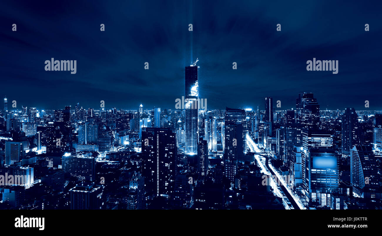 Grattacieli di Bangkok, Thailandia, Skyline Foto Stock