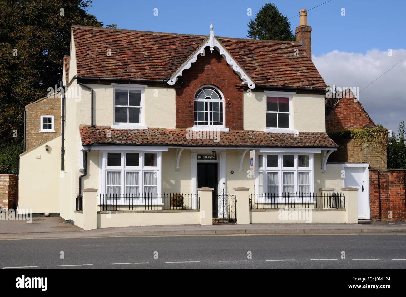 La Old Manse, la piazza del mercato, Toddington, Bedfordshire Foto Stock