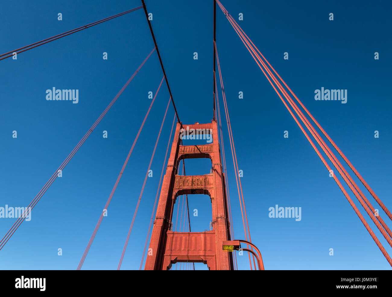 Dettaglio del Golden Gate Bridge - San Francisco, California, Stati Uniti d'America Foto Stock