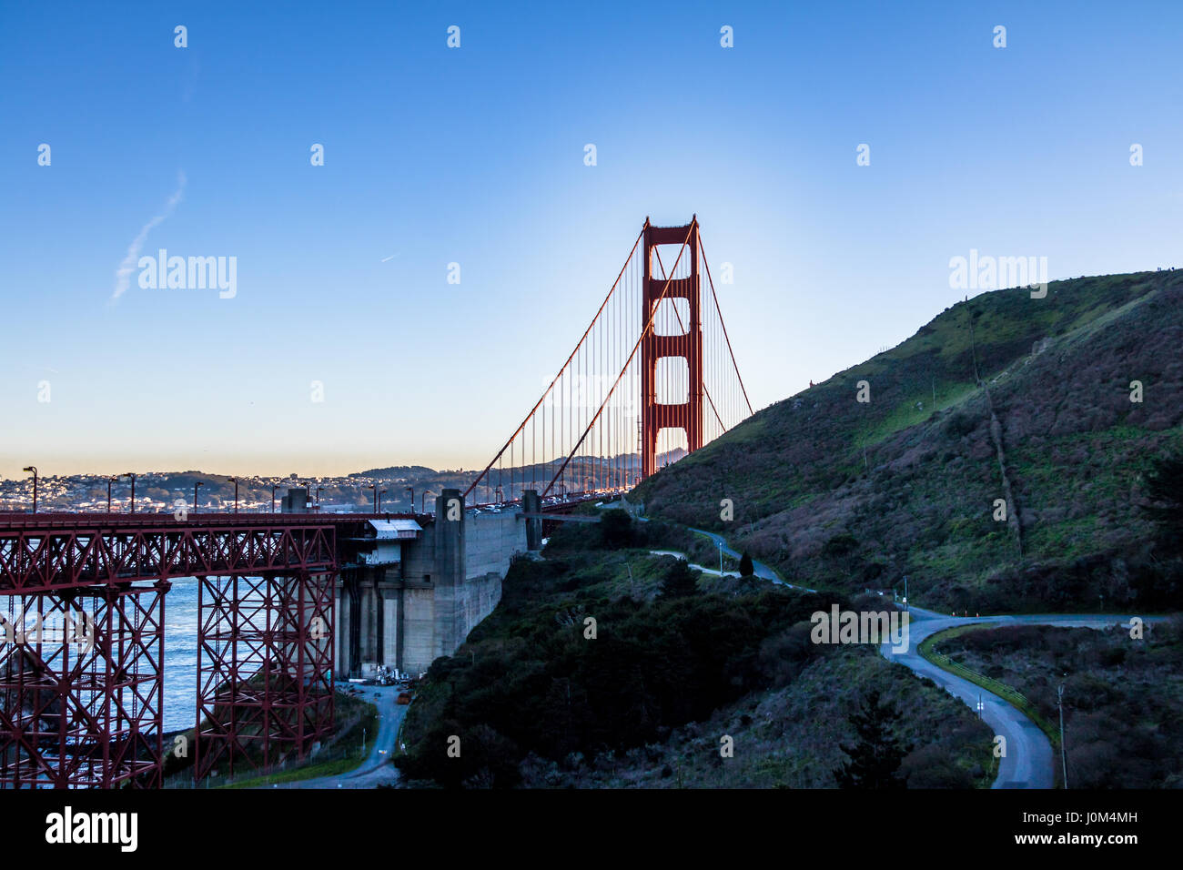 Golden Gate Bridge - San Francisco, California, Stati Uniti d'America Foto Stock