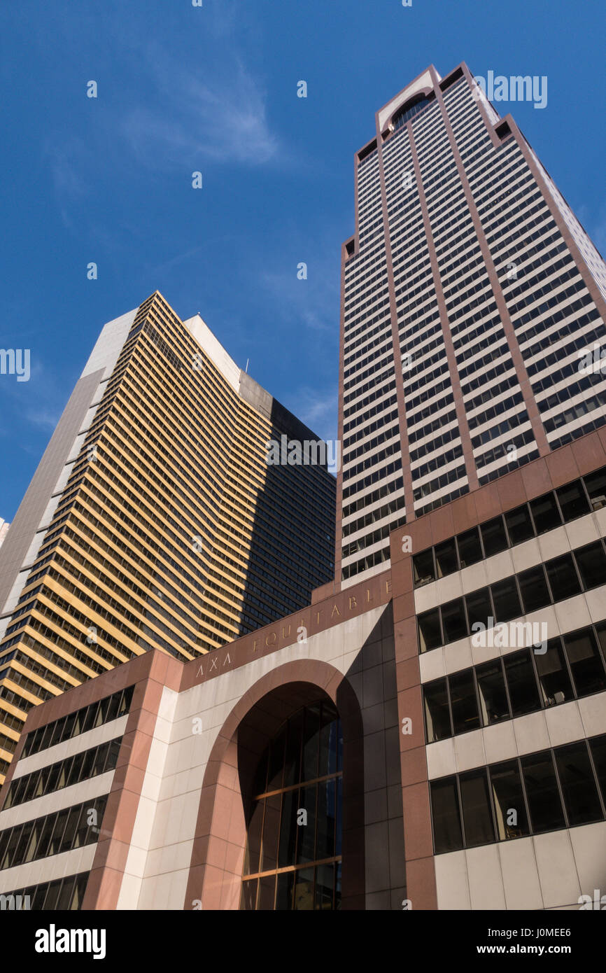 AXA equa Building, New York, Stati Uniti d'America Foto Stock