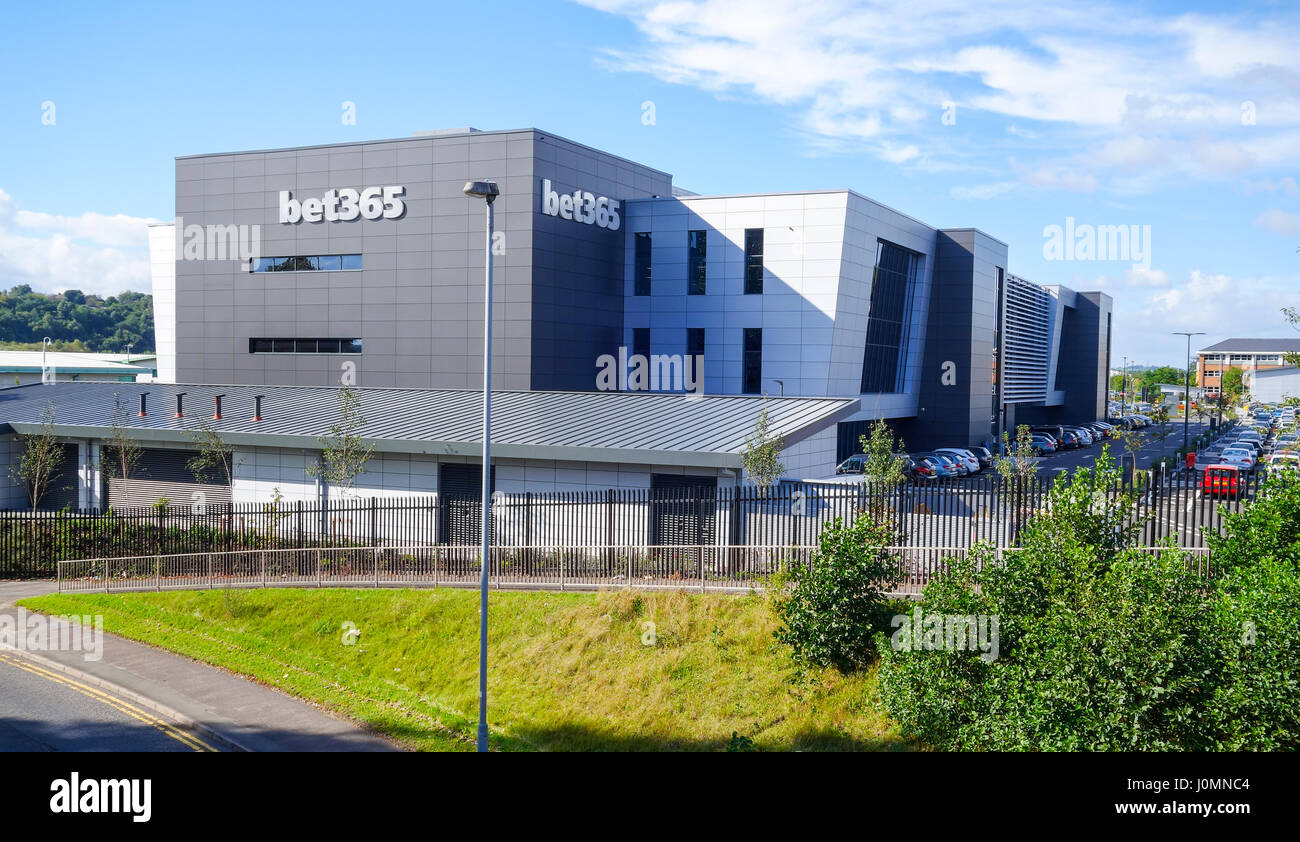 La sede nazionale di bet365, on-line un bookmakers, Festival Park, Etruria, Hanley, Stoke-on-Trent, STAFFS, Inghilterra. Foto Stock