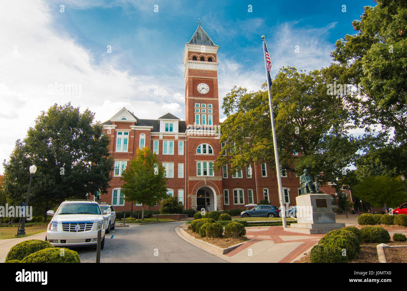 Clemson South Carolina college Tillman Hall all Università di Clemson SEC Foto Stock