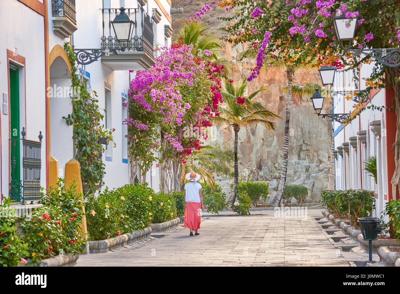 Puerto de Mogan, Isole Canarie, Gran Canaria, Spagna Foto Stock