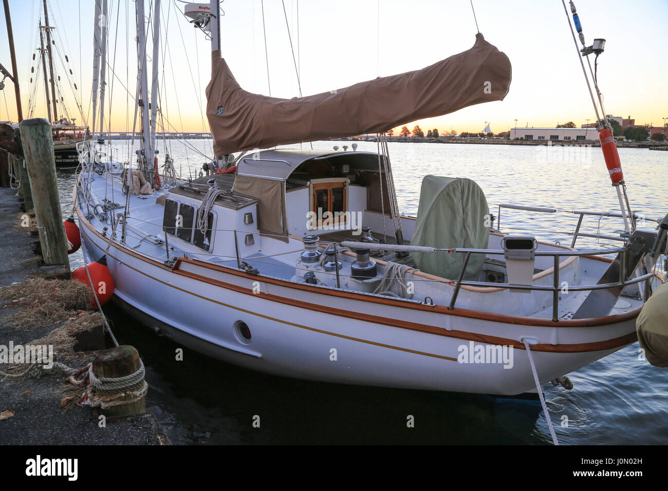 Schooner Heron delle Salomone Isola, MD Foto Stock