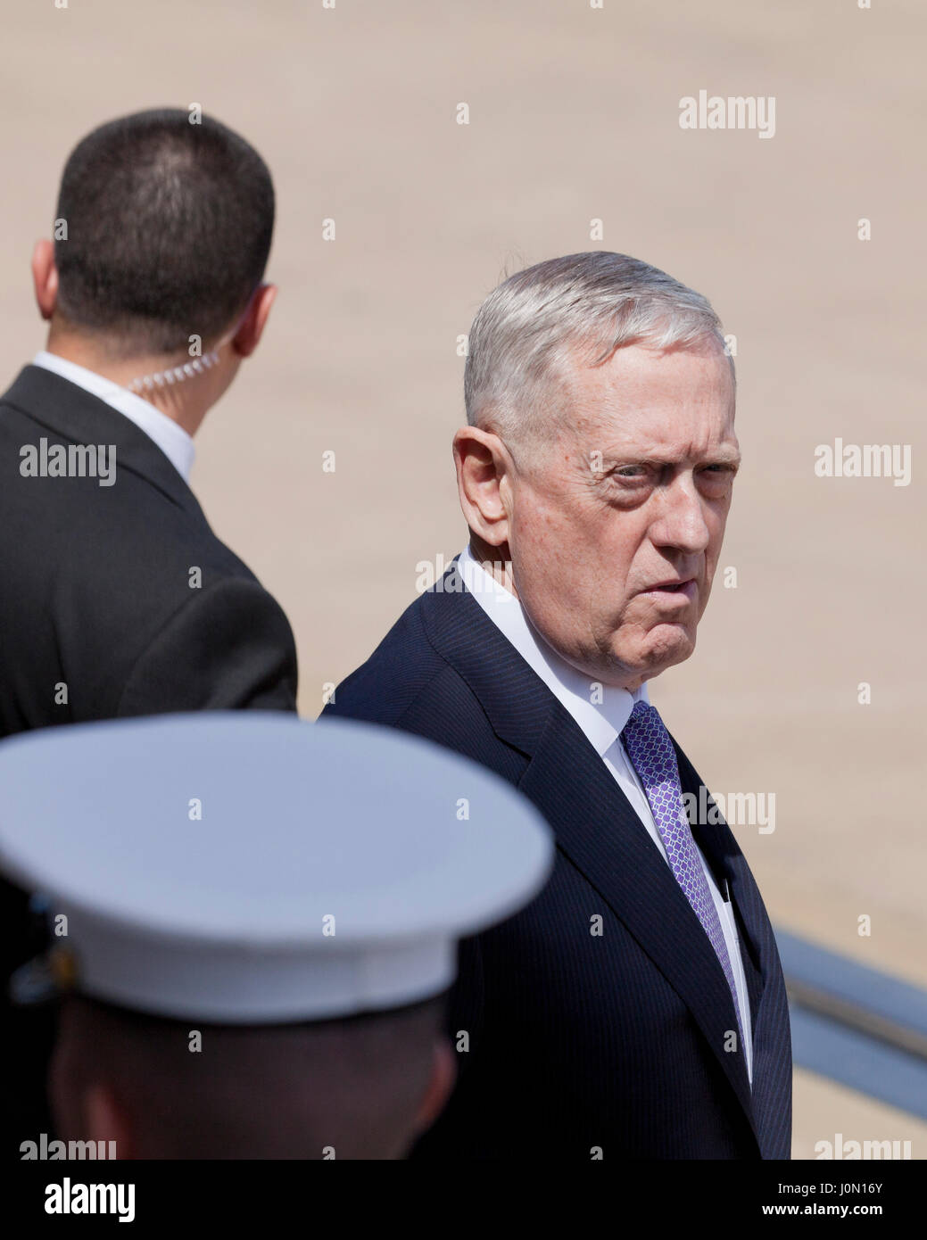 Il segretario americano alla difesa Jim Mattis al Pentagono - Washington DC, Stati Uniti d'America Foto Stock
