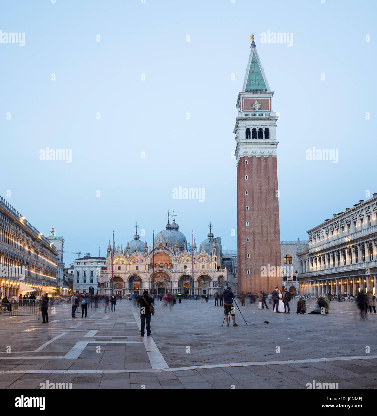 Piazza San Marco, Venezia, Veneto, Italia Foto Stock