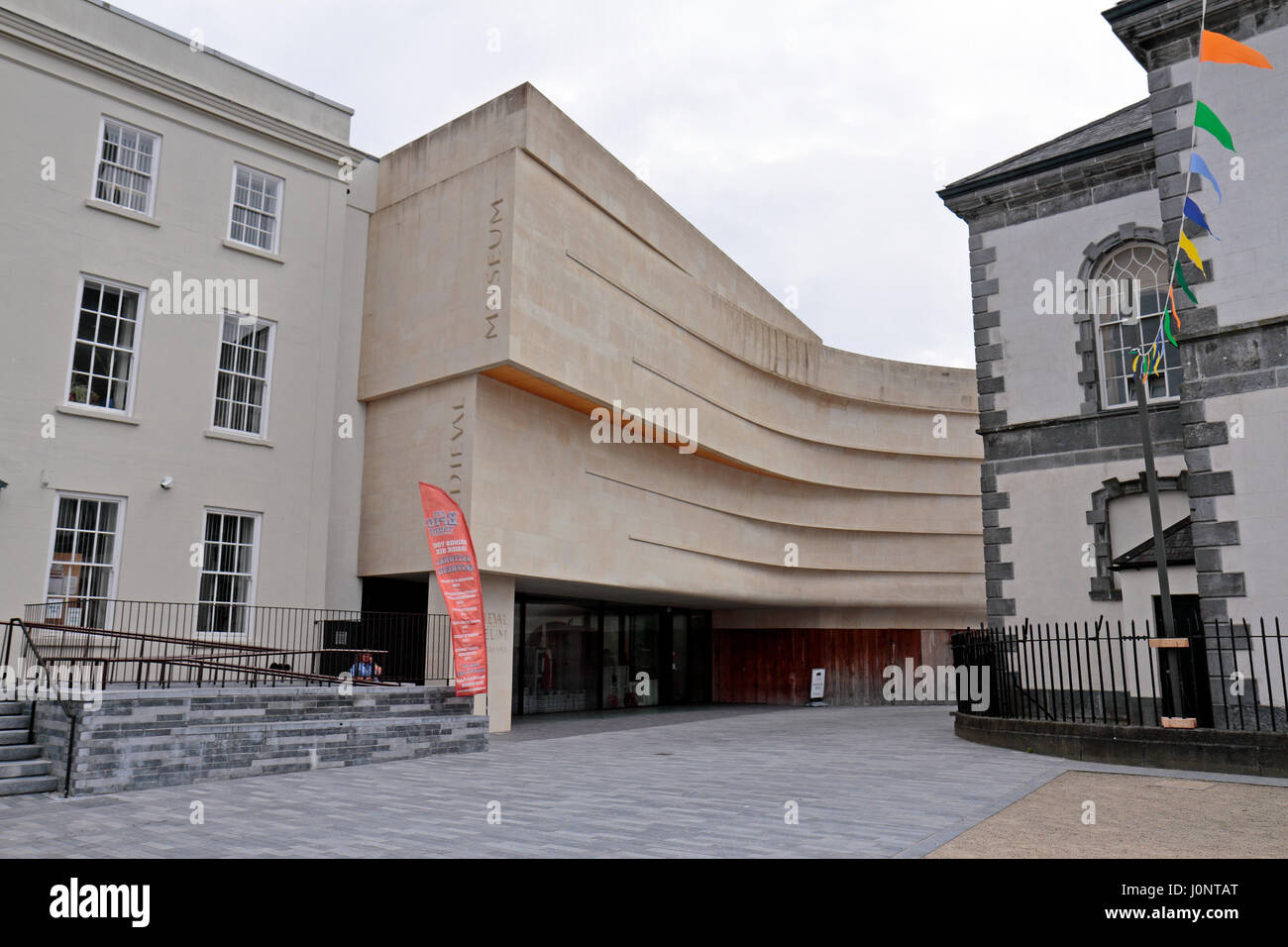 Scacchiera gigante nel Vescovo del luogo, città di Waterford, Co Waterford, Irlanda (Eire). Foto Stock