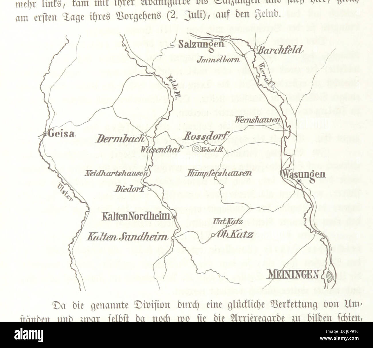 "Der deutsche Krieg von 1866" è un resoconto storico tedesco della guerra austro-prussiana, che descrive in dettaglio il conflitto tra Austria e Prussia che portò all'unificazione della Germania. Il libro copre tattiche militari, battaglie e il panorama politico dell'epoca. Foto Stock