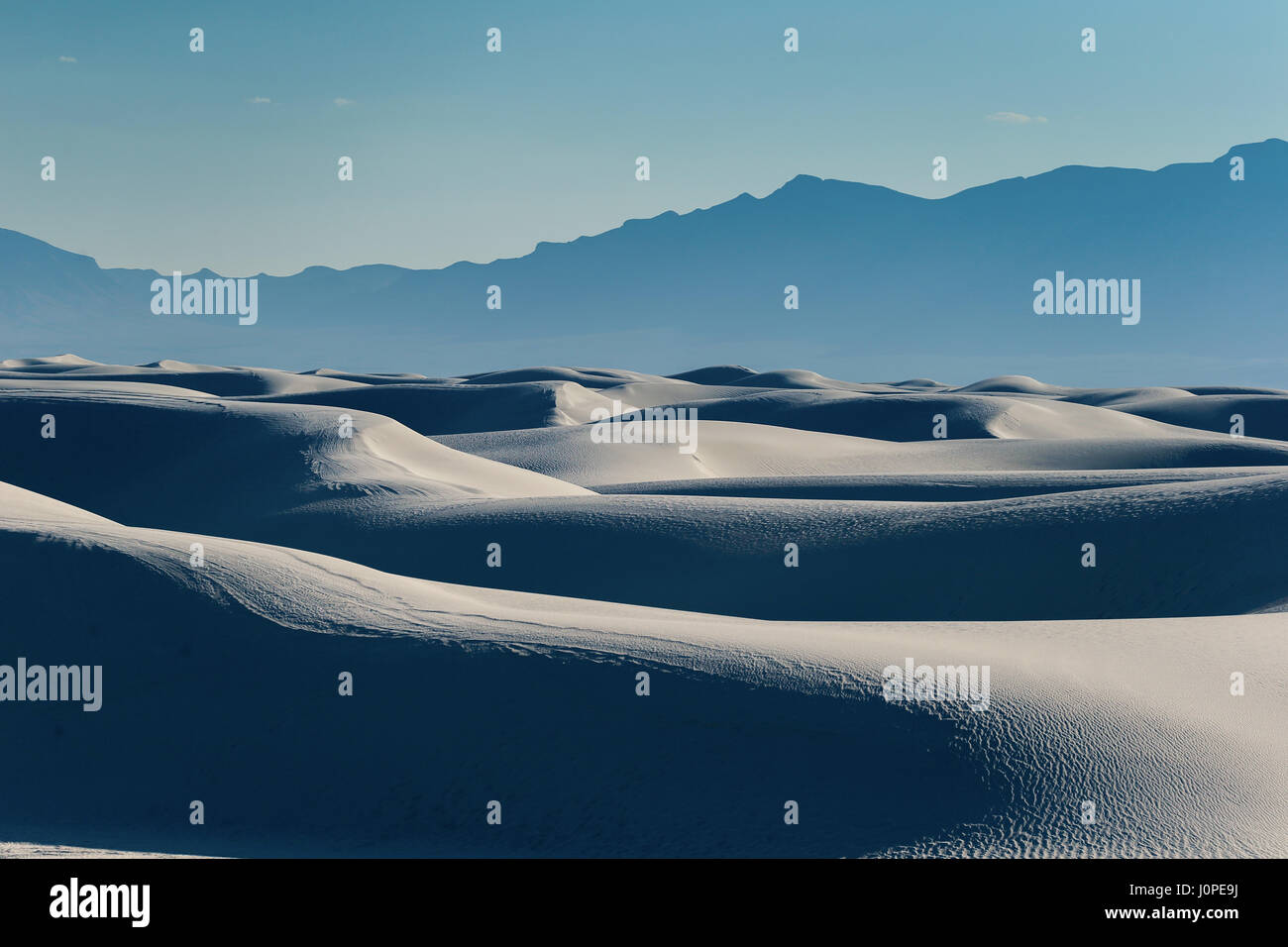 White Sands deserto nel New Mexico Foto Stock