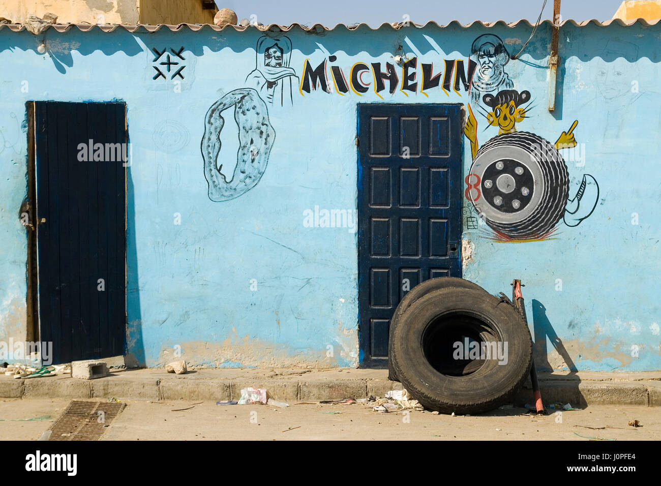 Michelin Pneumatici - Shop in Africa Foto Stock