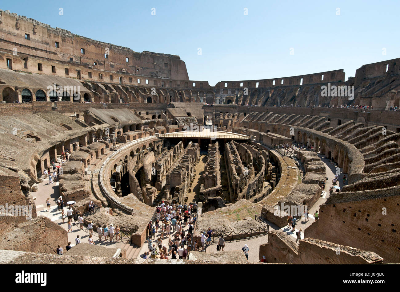 Colosseo, Roma, Lazio, l'Italia, Europa Foto Stock