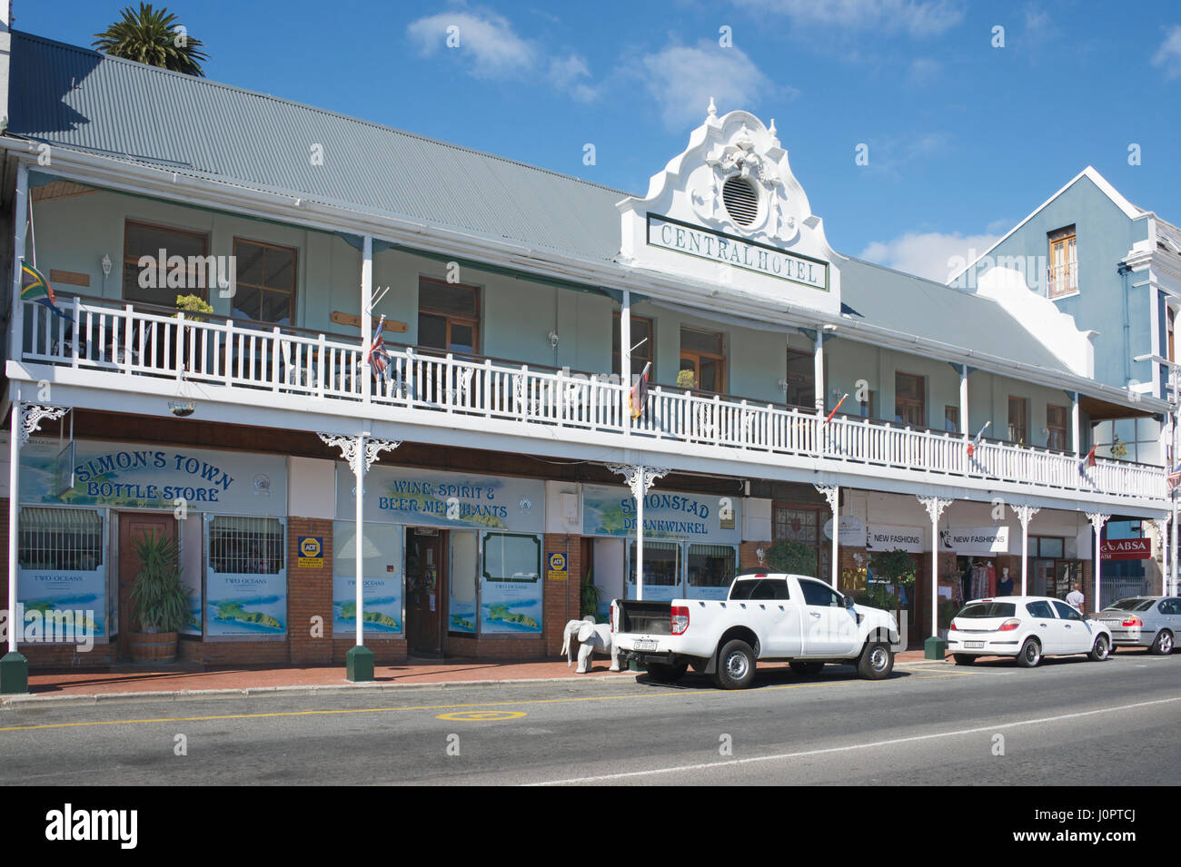 Central Hotel Simons Town Cape Town Sudafrica Foto Stock