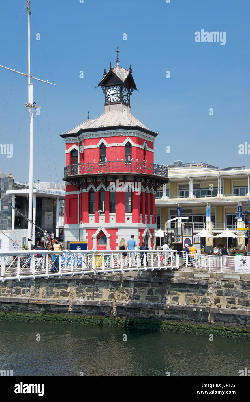 Torre dell Orologio Victoria and Alfred Waterfront Città del Capo Sud Africa Foto Stock