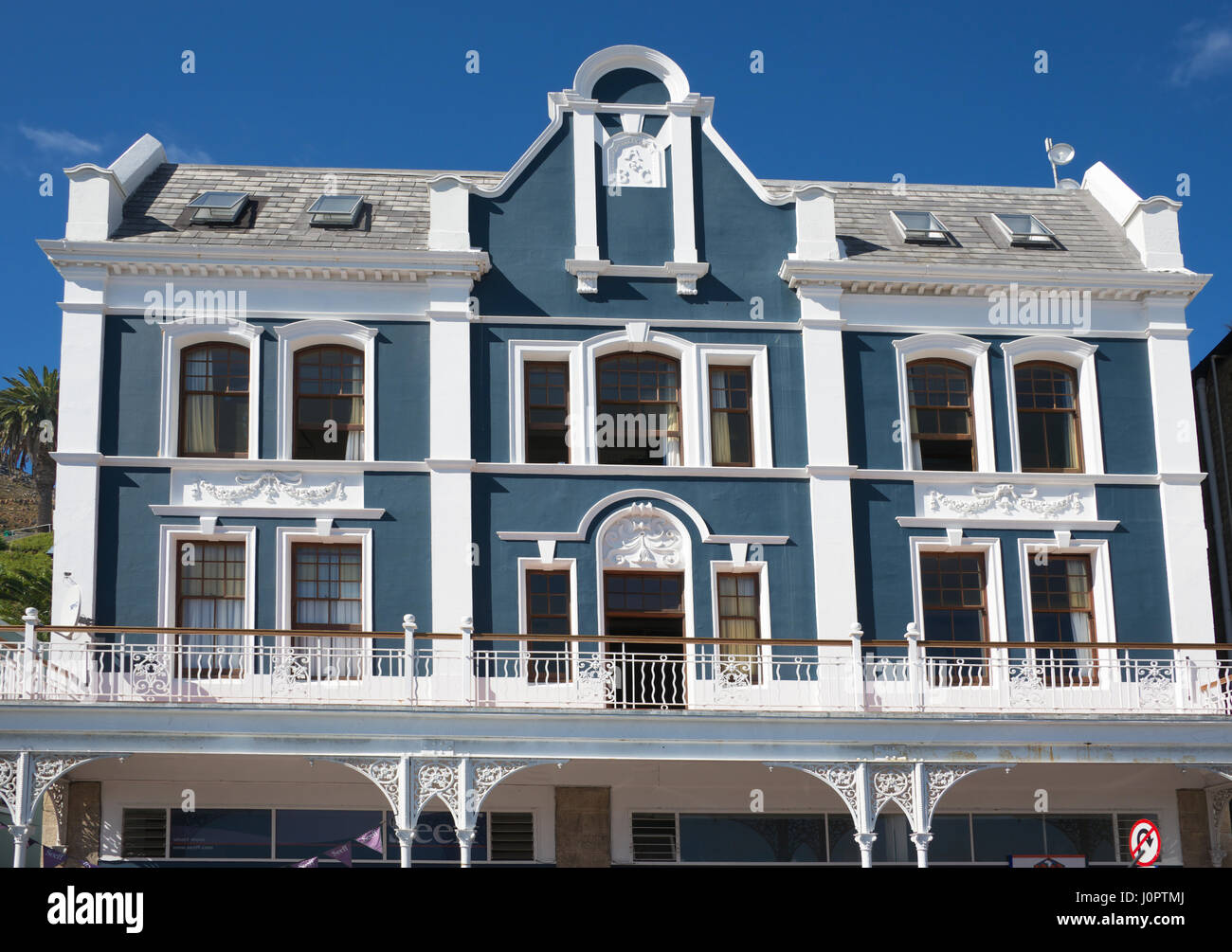 Dettaglio edificio vittoriano Simons Town Cape Town Sudafrica Foto Stock