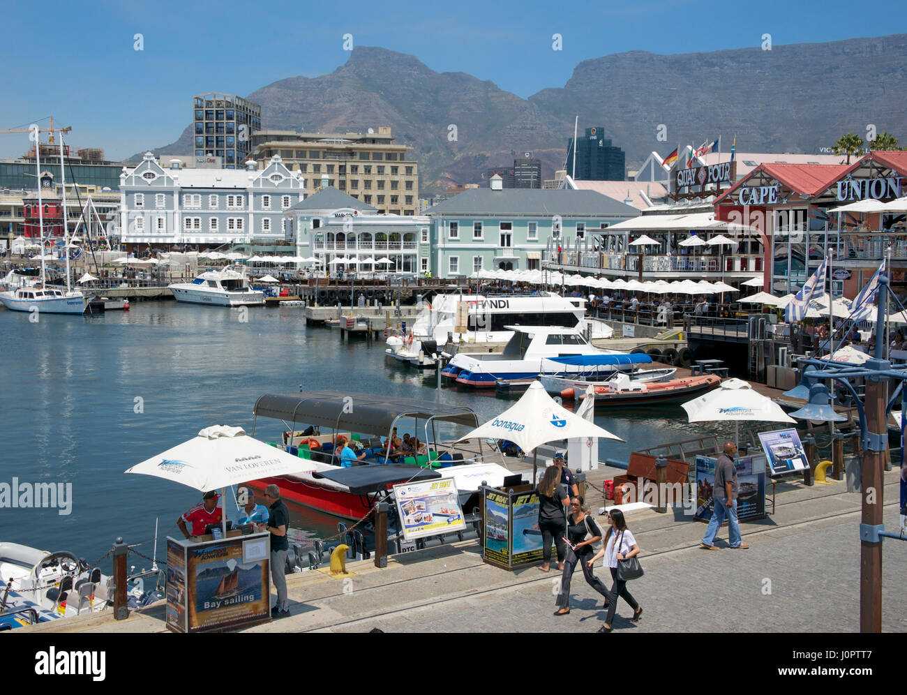 Vecchio Porto Victoria e Alfred Waterfront Città del Capo Sud Africa Foto Stock
