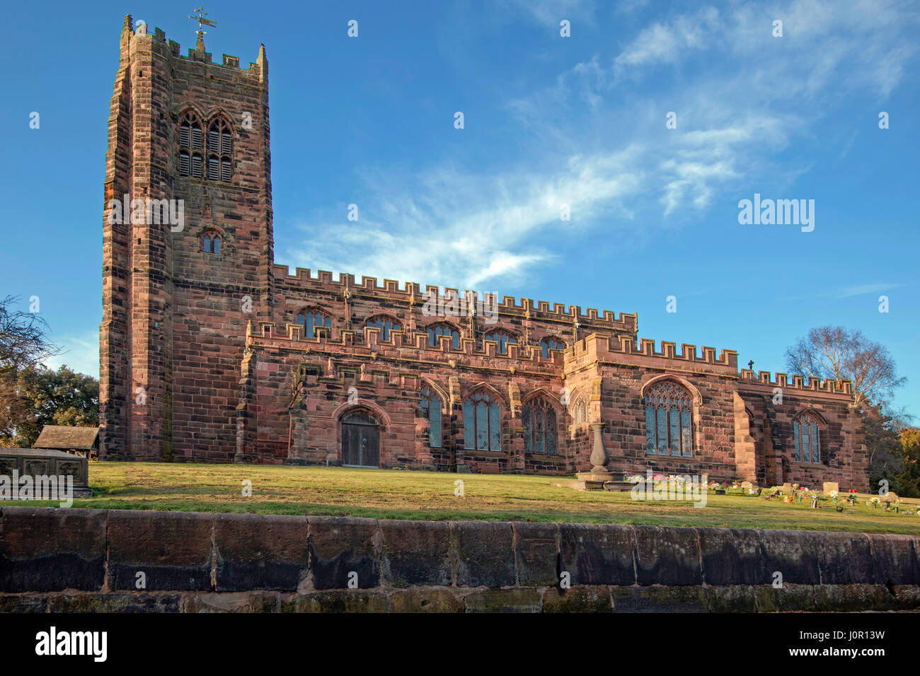 Grande Budworth chiesa parrocchiale. Foto Stock