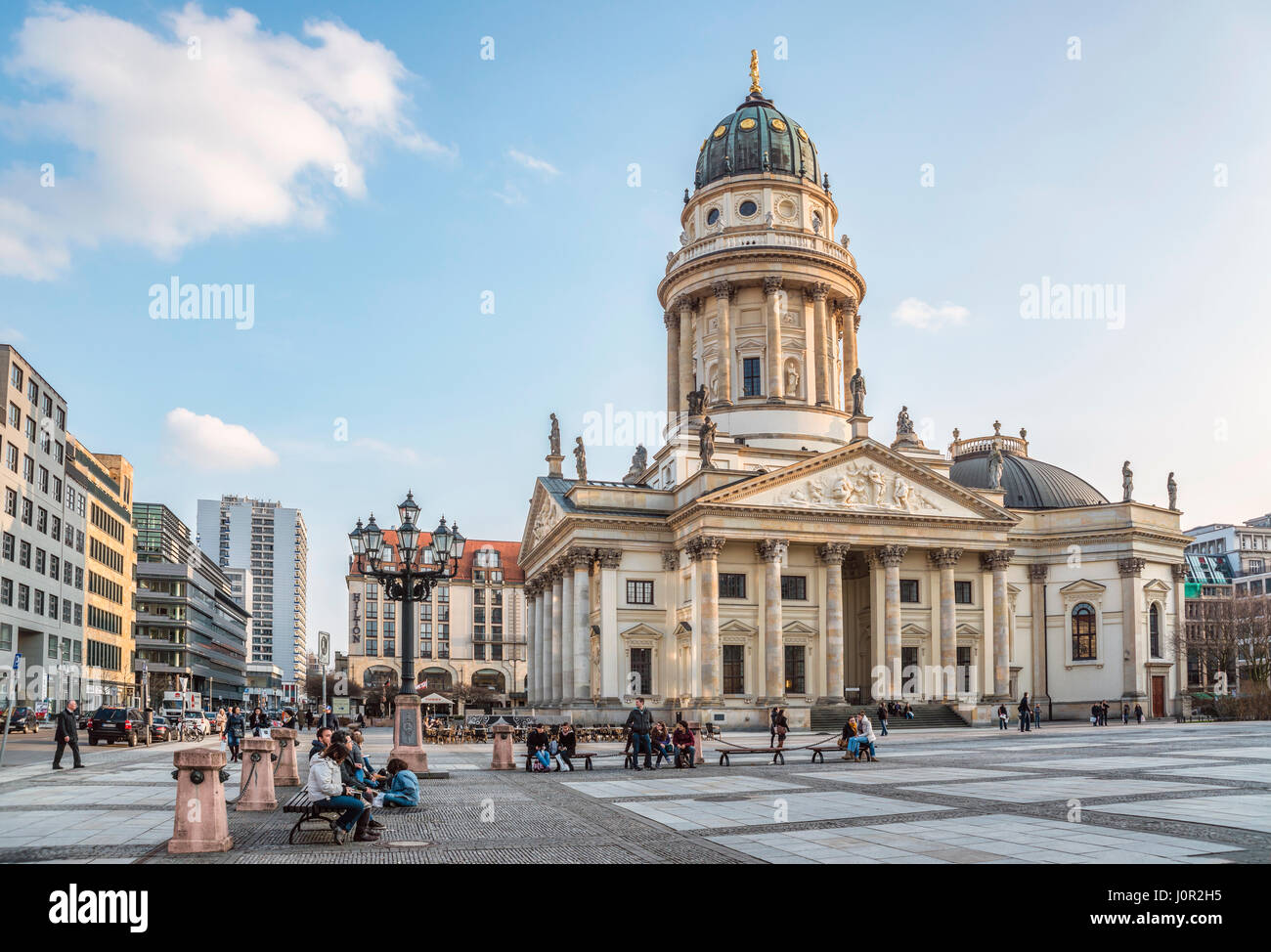 Cattedrale tedesca al Gendarmenmarkt di Berlino, Berlino Foto Stock