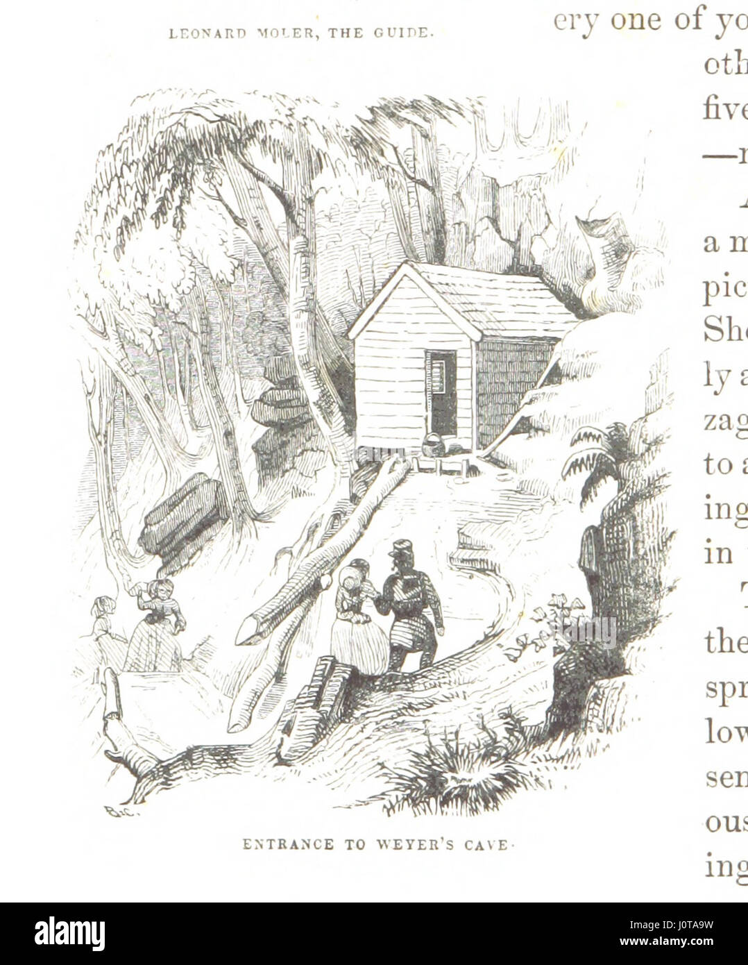 "Virginia Illustrated" offre un viaggio visivo attraverso la Virginia, tra cui l'esplorazione della Canaan Virginiana e le avventure di porte Crayon. Il libro è arricchito da illustrazioni basate sui disegni dell'autore. Foto Stock