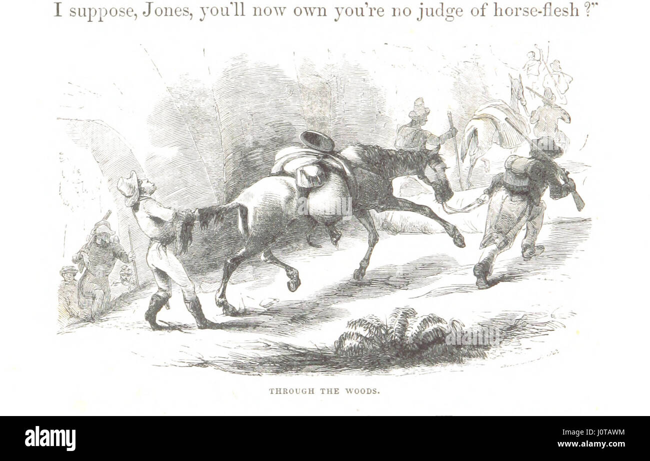 "Virginia Illustrated" presenta i viaggi di porte Crayon e dei suoi cugini attraverso la Virginia, offrendo descrizioni dettagliate e illustrazioni della Canaan Virginiana e di altri siti panoramici. Mostra le bellezze naturali e i monumenti storici della Virginia. Foto Stock