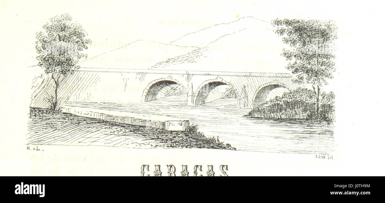 "Venezuela Pintoresca" offre un resoconto visivo e descrittivo delle principali città del Venezuela, mostrando i loro paesaggi, l'architettura e le caratteristiche urbane in due volumi. Foto Stock