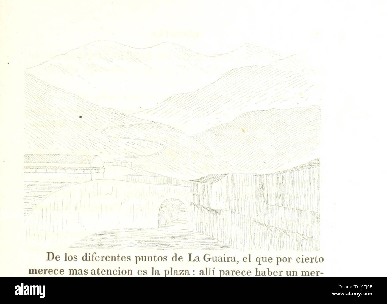 *Venezuela pintoresca* presenta vedute pittoresche delle principali città del Venezuela, offrendo rappresentazioni dettagliate della bellezza urbana e naturale del paese. L'opera, suddivisa in due volumi, mostra illustrazioni che mettono in risalto i paesaggi, le città e i monumenti del Venezuela. Foto Stock