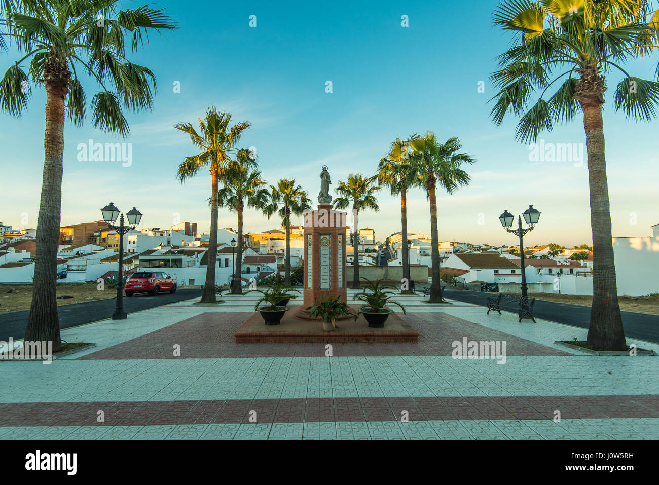 I monumenti in Palos de la Frontera,Huelva,Spagna. Foto Stock