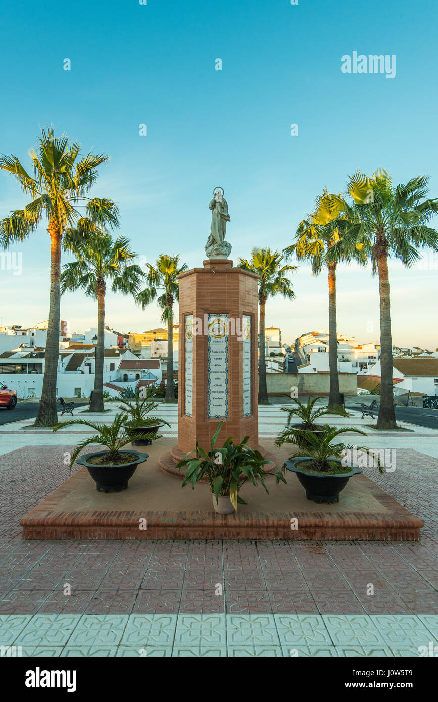 I monumenti in Palos de la Frontera,Huelva,Spagna. Foto Stock