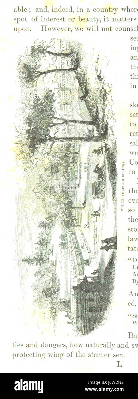 *Virginia Illustrated* è una collezione che cattura lo spirito della Virginia attraverso scritti di viaggio e illustrazioni di porte Crayon. Include l'esplorazione della Canaan Virginiana e le avventure di porte Crayon e dei suoi cugini. Foto Stock