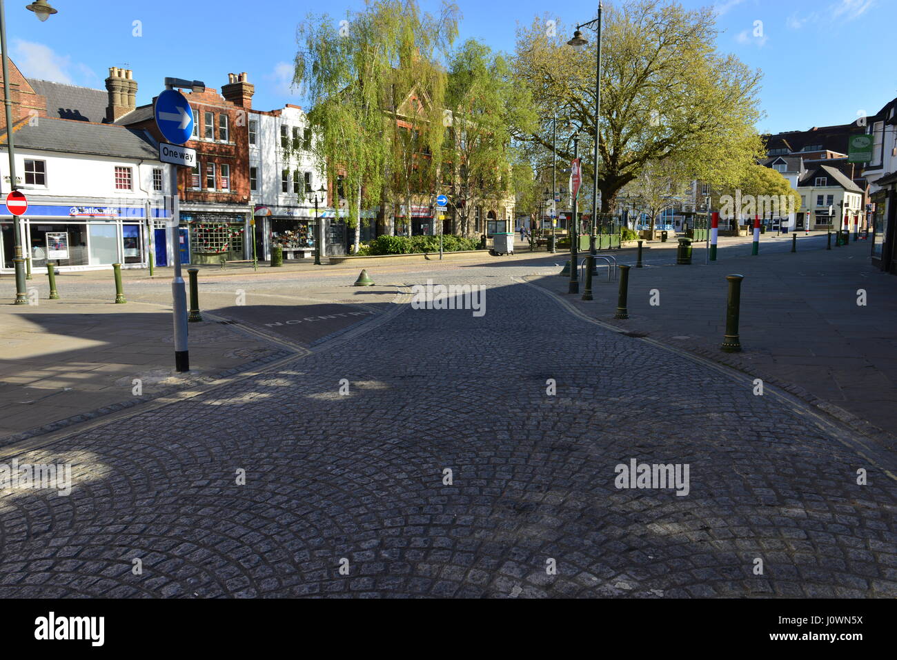 Carfax in Horsham West Sussex, in Inghilterra Foto Stock