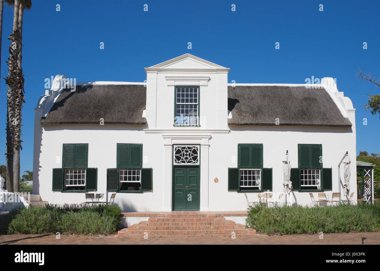 Capo tradizionale architettura olandese Mowbray Città del Capo Sud Africa Foto Stock