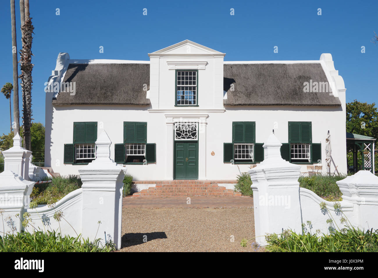 Capo tradizionale architettura olandese Mowbray Città del Capo Sud Africa Foto Stock
