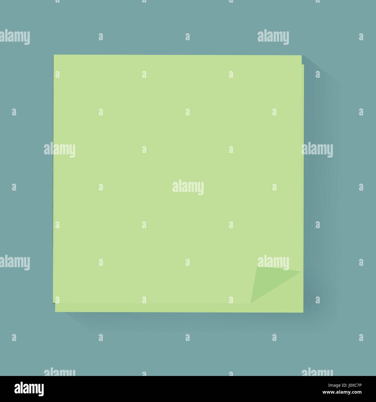 Post memo icona notepaper illustrazione vettoriale Illustrazione Vettoriale