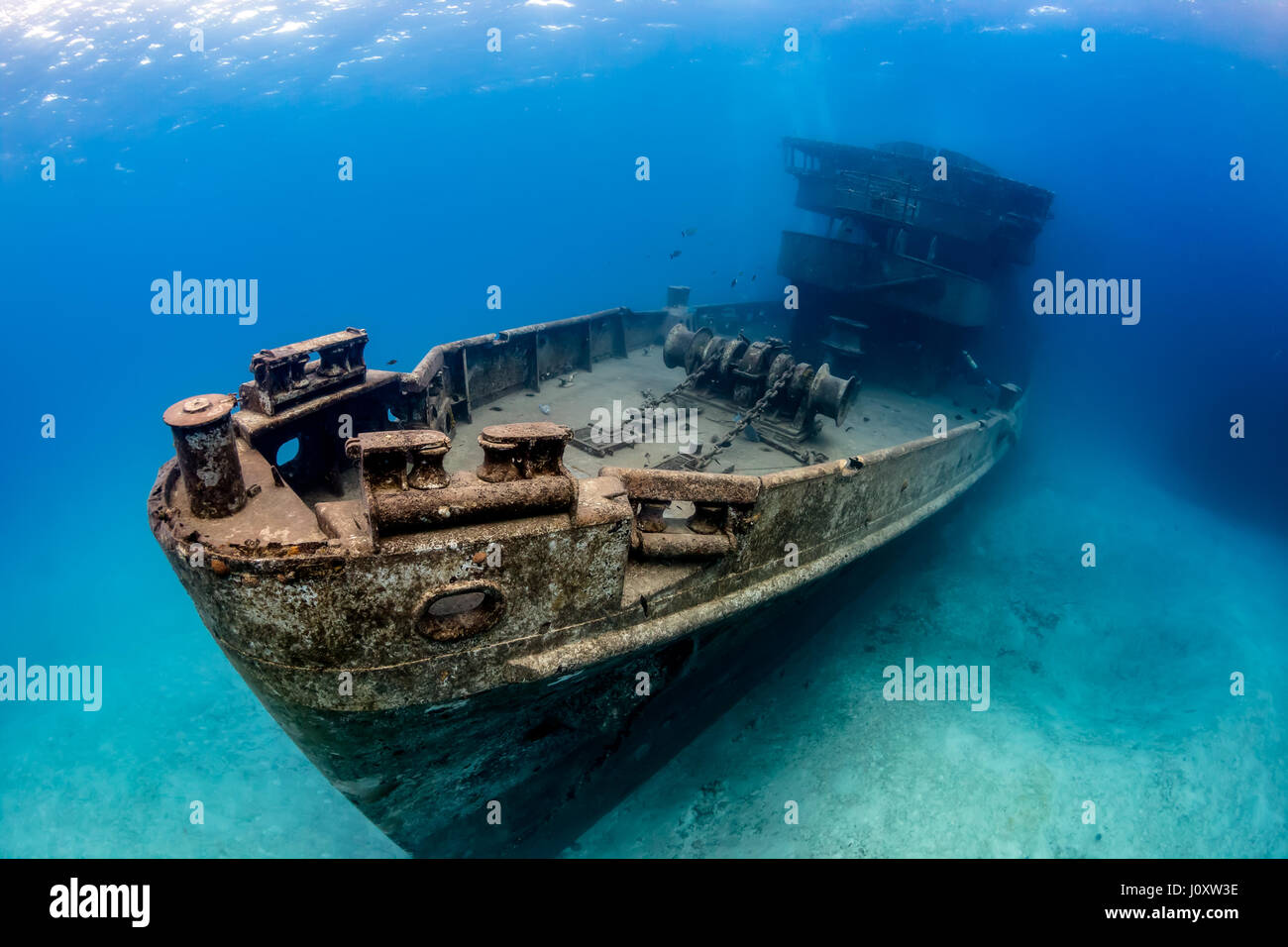 Relitto subacqueo della USS Kittiwake Foto Stock