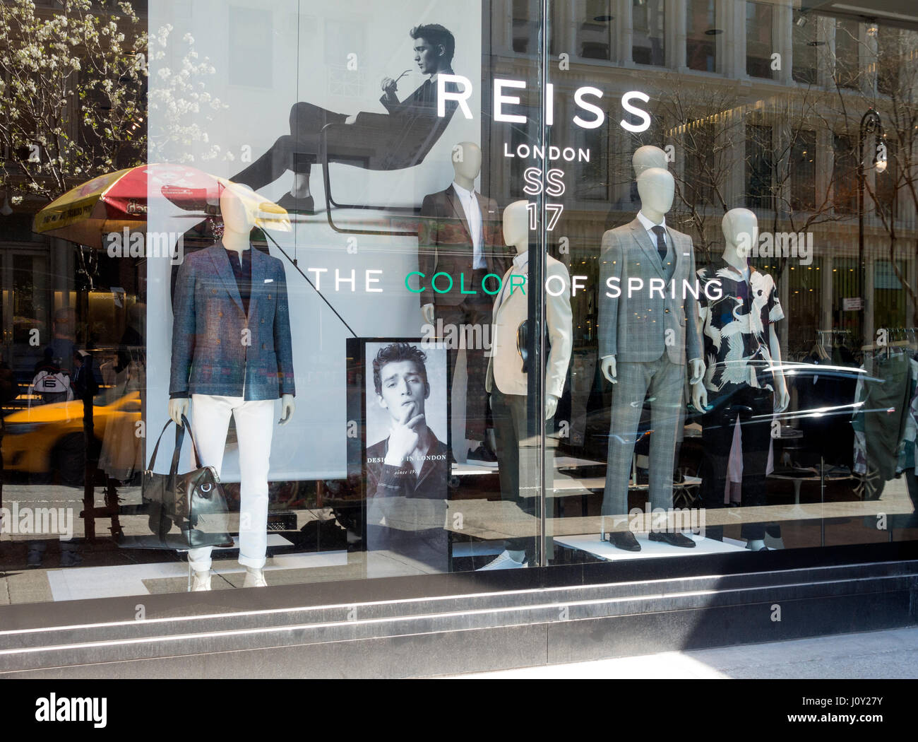 La Reiss boutique di Manhattan inferiore Foto Stock