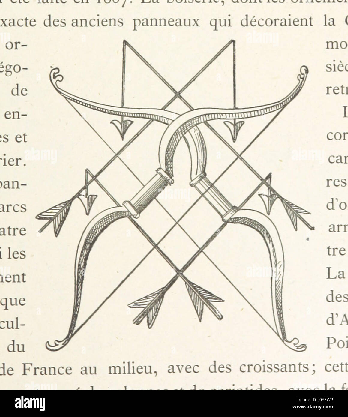Questo lavoro offre la storia e la descrizione del castello di Anet, dal X secolo ai giorni nostri, tra cui uno studio di Diane de Poitiers e un avviso sulla città di Anet. Foto Stock