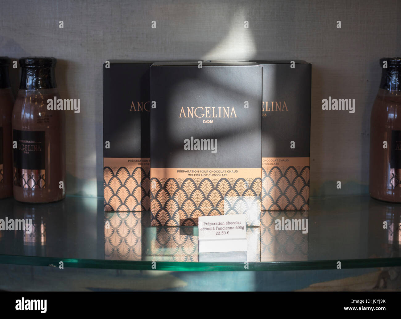 Angelina casa da tè e caffè, 226 Rue de Rivoli, Paris, Francia Foto Stock