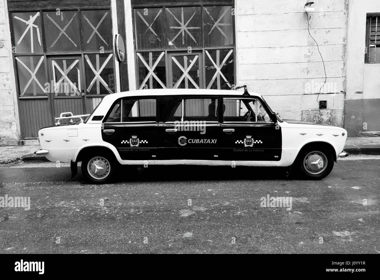 Lada STRECH LIMOUSINE A L'Avana, Cuba Foto Stock
