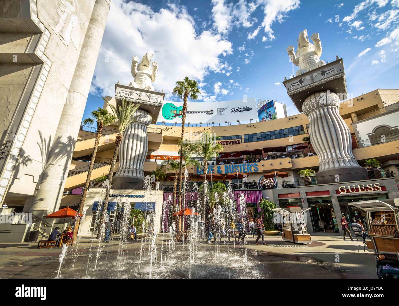 Hollywood e Highland complesso - Los Angeles, California, Stati Uniti d'America Foto Stock