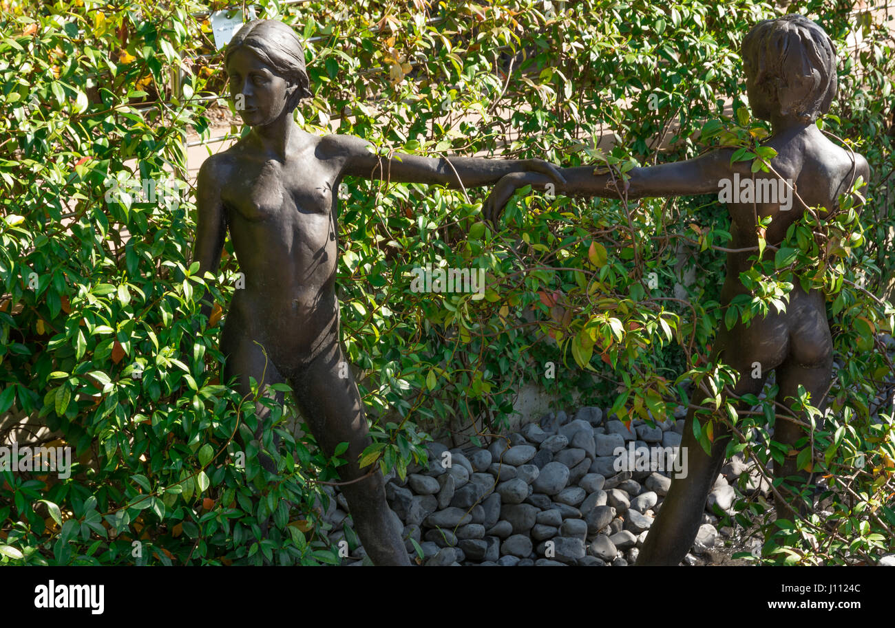 I Giardini di Castel Trauttmansdorff di Merano: Un progetto davvero unico - i Giardini sono uno dei più rinomati giardini botanici d'Italia - Merano-Italia. Foto Stock