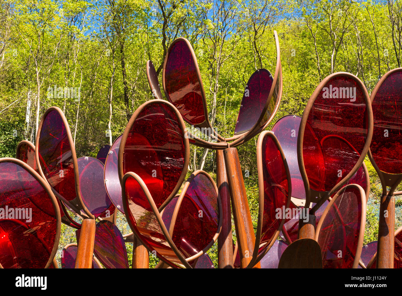I Giardini di Castel Trauttmansdorff di Merano: Un progetto davvero unico - i Giardini sono uno dei più rinomati giardini botanici d'Italia - Merano-Italia. Foto Stock