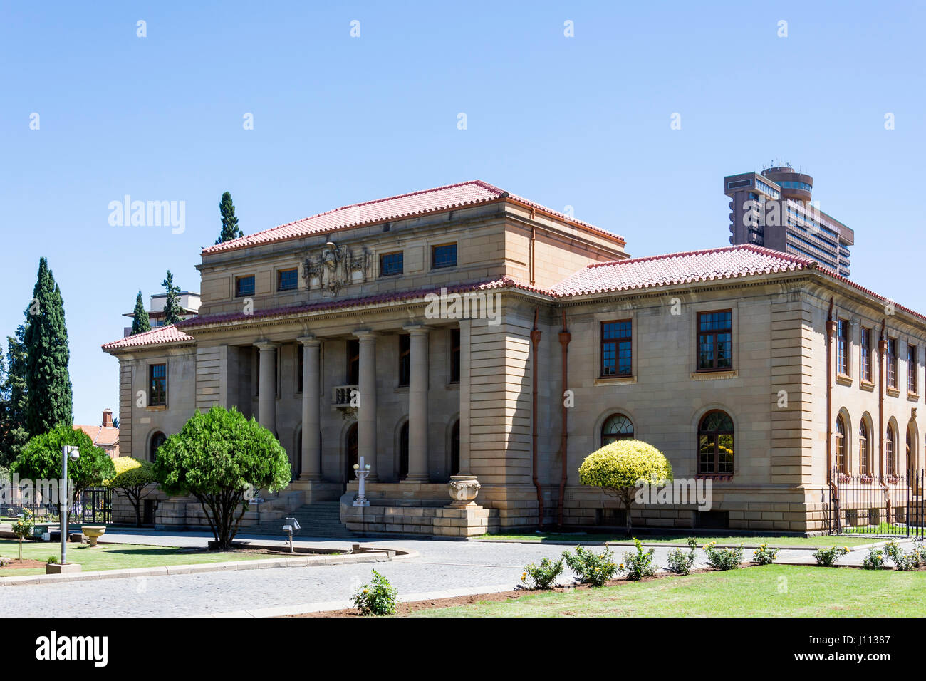 La Corte suprema di appello, President Brand Street, Bloemfontein, Libero Stato Provincia, Repubblica del Sud Africa Foto Stock