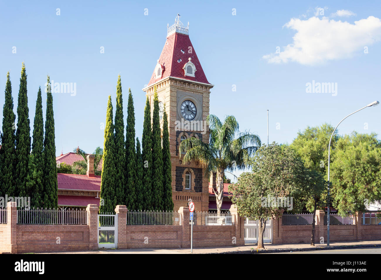 Il vecchio magistrato Corte, la piazza del mercato, Kimberley, nel nord della provincia del Capo, Repubblica del Sud Africa Foto Stock