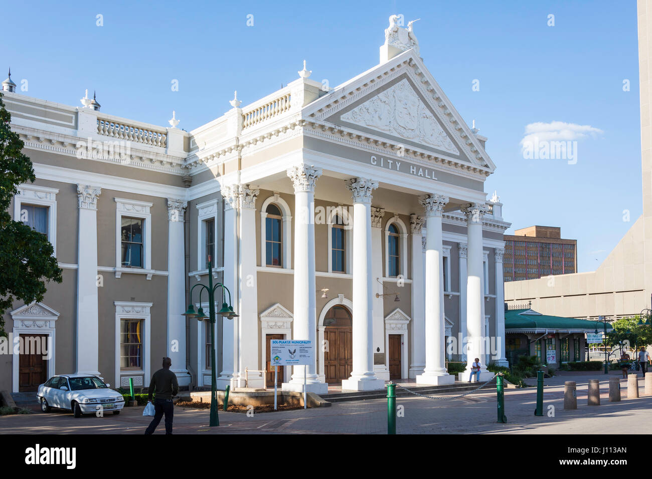 Il vecchio municipio, Market Street, Kimberley, nel nord della provincia del Capo, Repubblica del Sud Africa Foto Stock